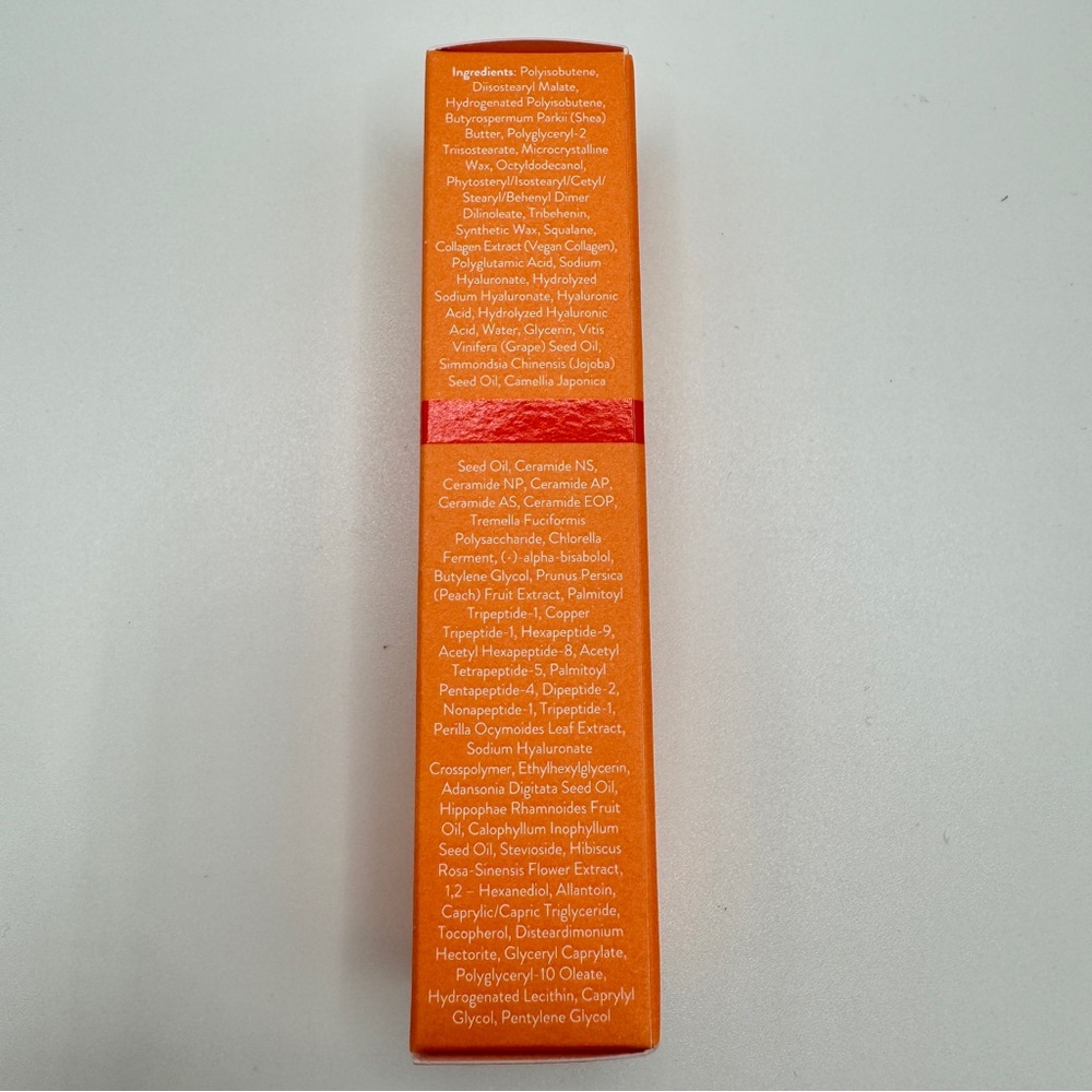 Peach & Lily Collagen Cushion Peptide Lip Balm CLEAR Full Size .4oz Lip Gloss - Picture 2 of 7